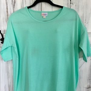 Mint green Irma high low top in xxs
